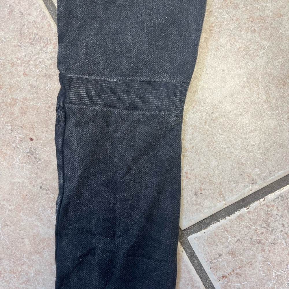 Womens NikiBiki Vintage Ripped Black/Charcoal leggings - Picture 6 of 13
